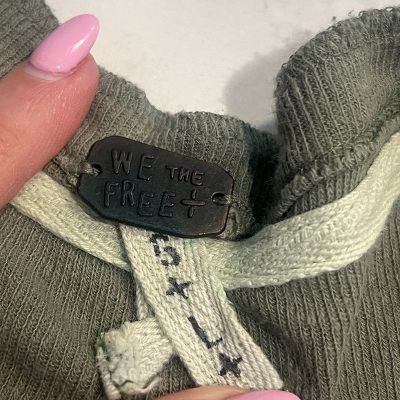 We The Free Dark Olive Button-Down Shirt - Picture 5 of 6